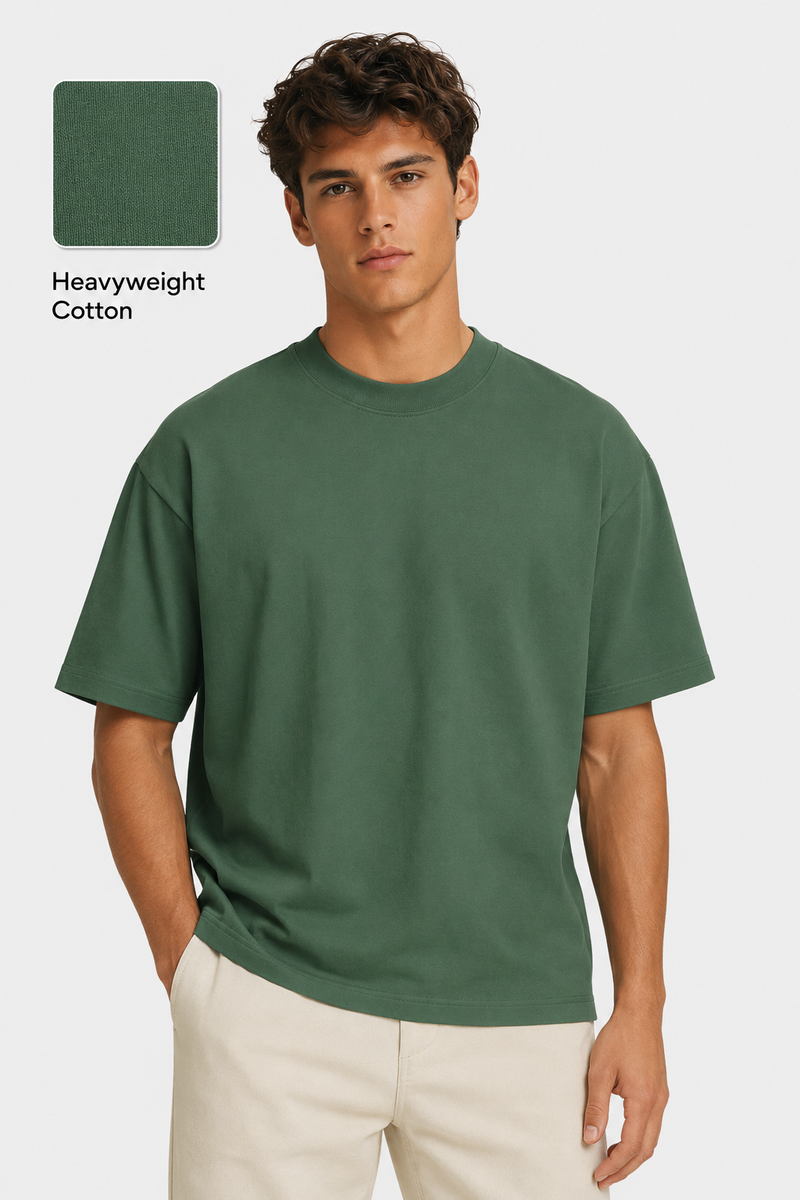 THE KVAR TEE CACTUS GREEN
